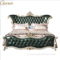 роскошный королевский золотой европейский набор мебели для спальни